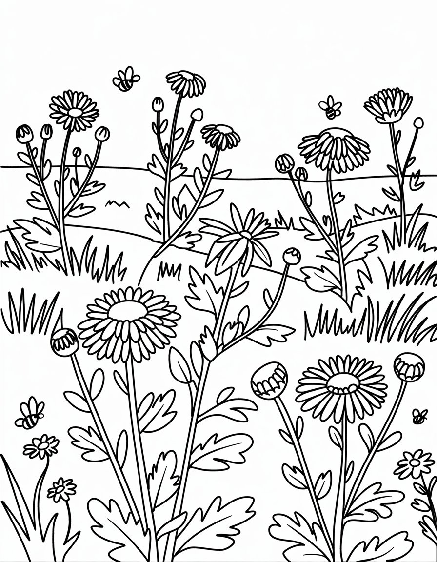 Chrysanthemum in Field
